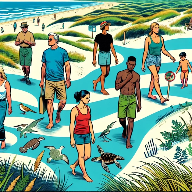 Pourquoi et comment éviter de piétiner les dunes littorales lors de vos sorties à la plage