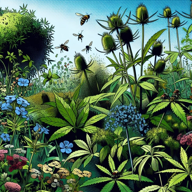 Pourquoi laisser pousser certaines adventices (mauvaises herbes) bénéficie à la biodiversité de votre jardin