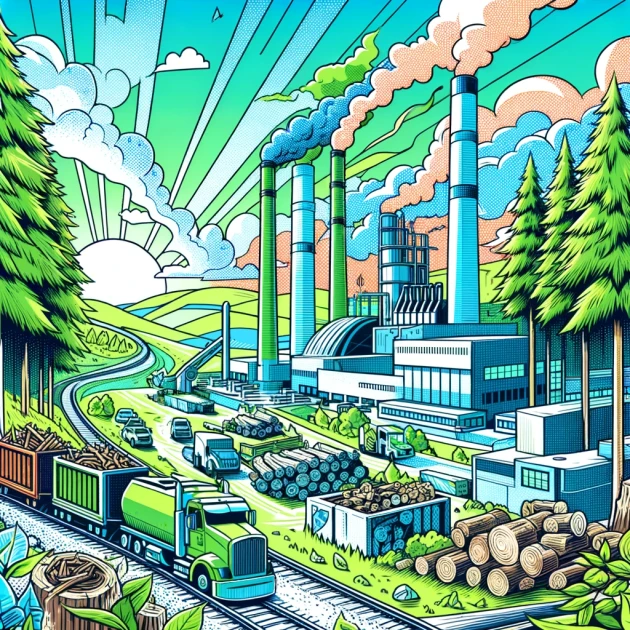 Quels avantages économiques offre la production d'énergie à partir de la biomasse forestière ?