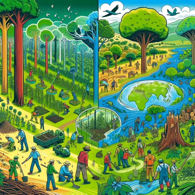 Restauration des forêts dégradées : solutions pour la conservation des écosystèmes forestiers