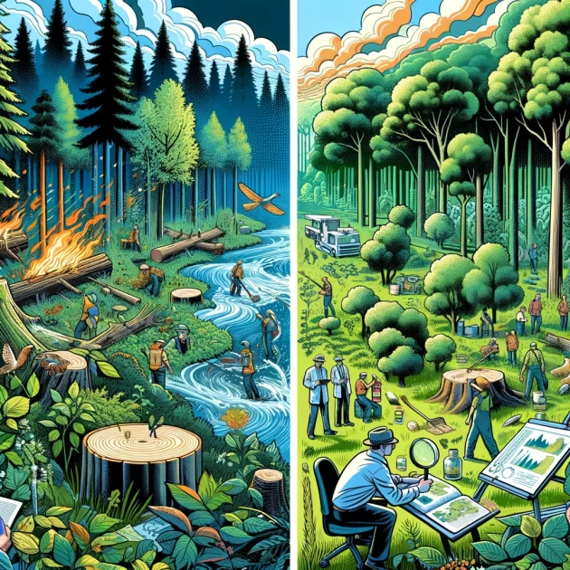Stratégies d'adaptation sylvicole face aux perturbations climatiques