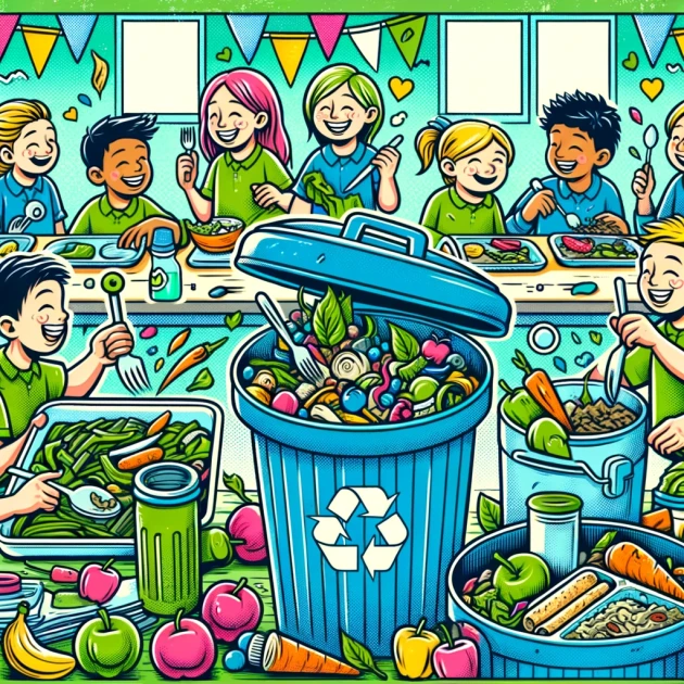 Stratégies de réductions des déchets alimentaires dans les cantines scolaires locales