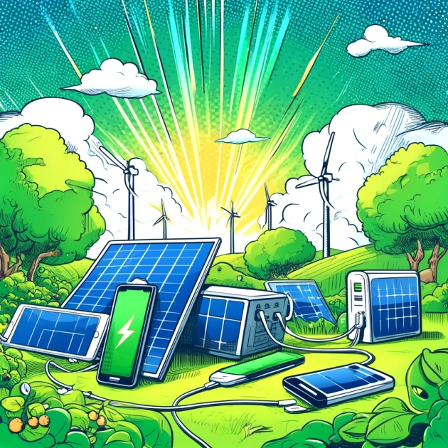 Utilisation des chargeurs solaires portables pour les appareils électroniques
