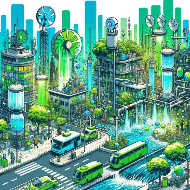 Utilisation des technologies vertes pour améliorer l'assainissement de l'eau dans les zones urbaines densément peuplées