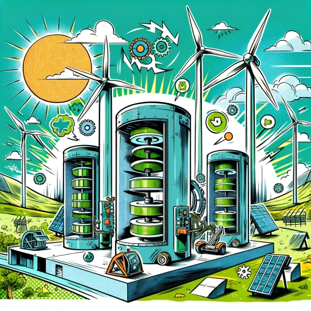 Utilisation des volants d'inertie pour le stockage d'énergie renouvelable : avantages et défis